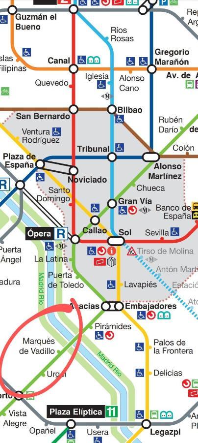 Madrid Center Room Just 7 Minutes Or 4 Metro Stops Exterior photo